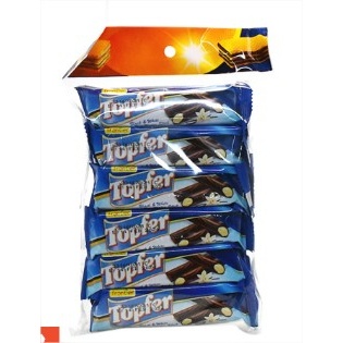 170 Pieces Topfer Wafer Sticks with Black &amp; White Cream Filling