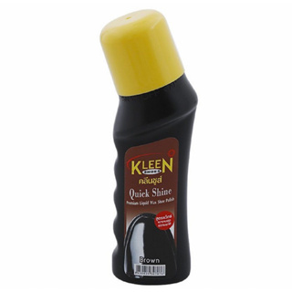 คลีนชูส์ ควิก ชายน์ น้ำยาขัดรองเท้า สีน้ำตาล | Kleen Shoes Quick Shine Brown 75mL