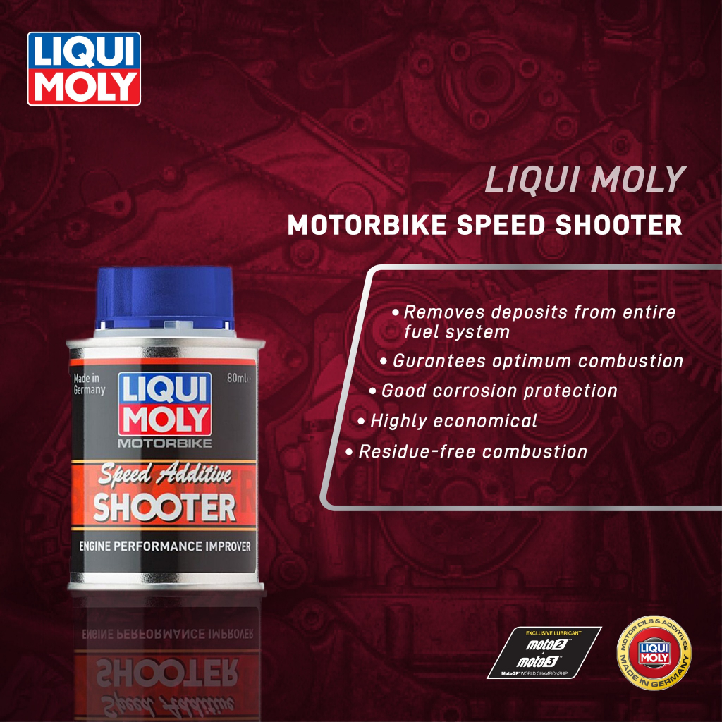 น้ำยาเพิ่มอัตราเร่งของเครื่องยนต์-liqui-moly-motorbike-speed-shooter-ขนาด-80-มิลลิลิตร-ช่วยเพิ่มเเรงม้าสำหรับเครื่องยนต์