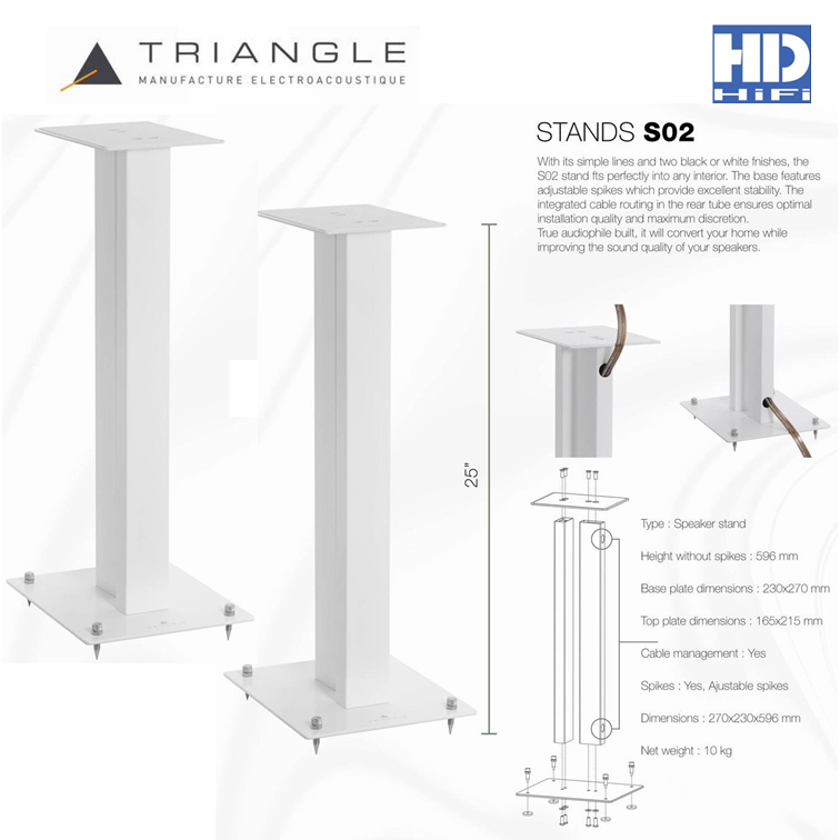 TRIANGLE Speaker Stand S02 | Shopee Thailand