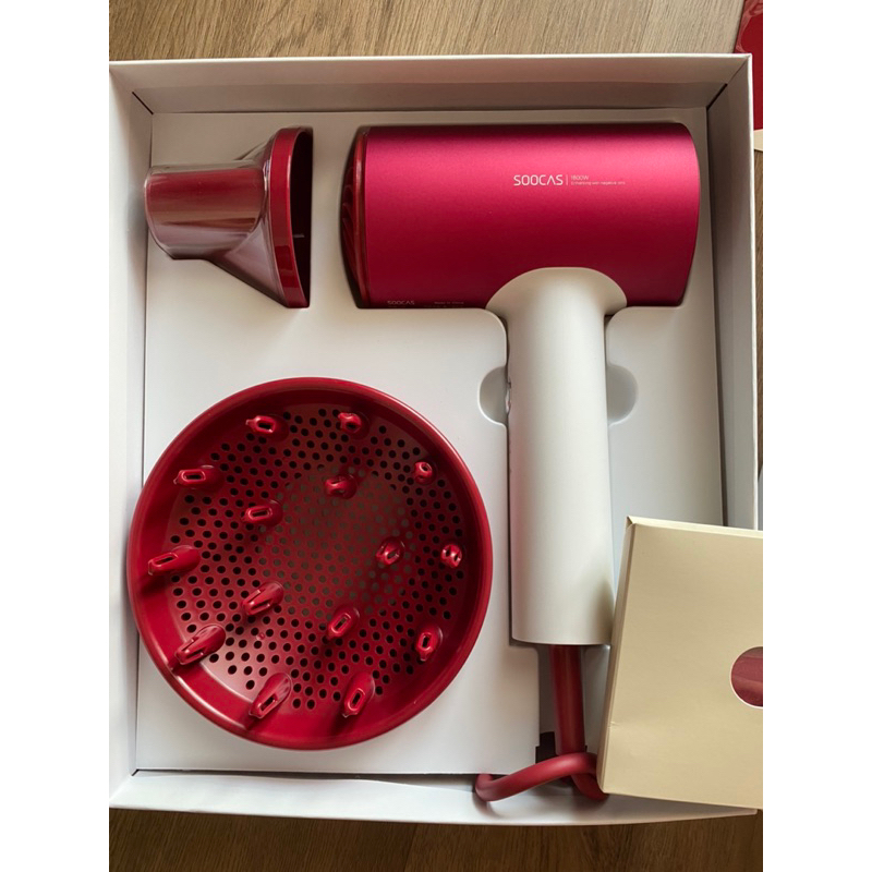 SOOCAS H5 Anion Hair Dryer ไดร์เป่าผม มือสอง สภาพ 99% พร้อมกล่องตามรูป ...