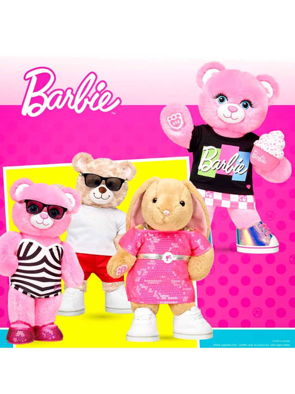 ตุ๊กตาบิ้วอะแบร์-barbie-pre-order-สินค้าใหม่-2023-ตุ๊กตาหมีบาร์บี้-build-a-bear-workshop-สินค้านำเข้าแท้