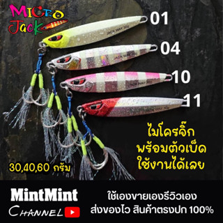 เหยื่อไมโครจิ๊ก 30g,40g,60g พร้อมตัวเบ็ด Jacks​ Way​