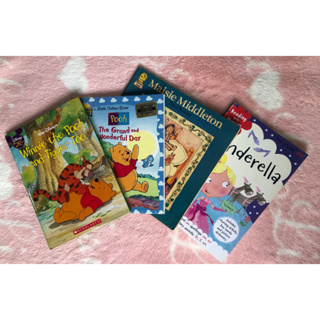 ชุดหนังสือภาษาอังกฤษมือสอง Winnie the Pooh and Tigger Too + The Grand and Wonderful Day + Maisie Middleton + Cinderella