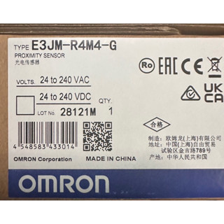 เซ็นเซอร์E3JM-R4M4-G Photoelectronic Sensor ,โฟโต้อิเล็กทริค เซ็นเซอร์ สเปค AC/DC ,OMRON ✔️ราคาไม่รวมvat ✔️สินค้ามาตรฐาน