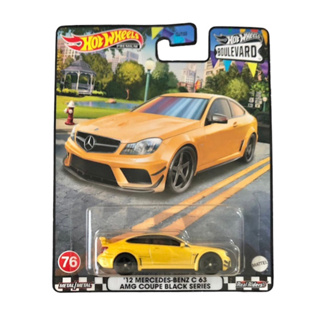 Hot Wheels Boulevard Premium 12 Mercedes-Benz C 63 AMG Coupe Black Series