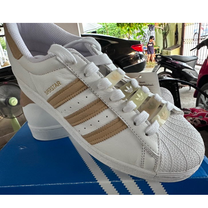 size-8uk-42-26cm-ลิขสิทธิ์แท้จากชอป-adidas-ราคาป้าย-4000-originals-superstar-shoes-sneaker-gz0868