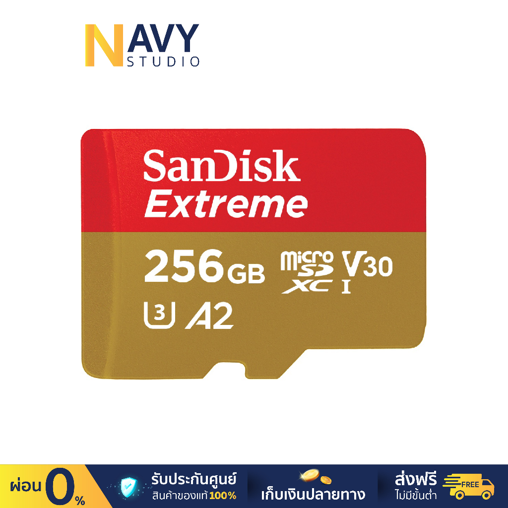 SanDisk 256GB Extreme microSDXC Micro SD Card SDSQXAV 256G GN6MN Shopee Thailand