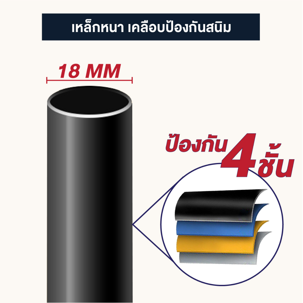 ราวแขวนเสื้อเหล็ก-3เเถว-แบบกระเป๋า2ช่อง-มีชั้นวางของและตะขอเเขวนกระเป๋า-หมวก