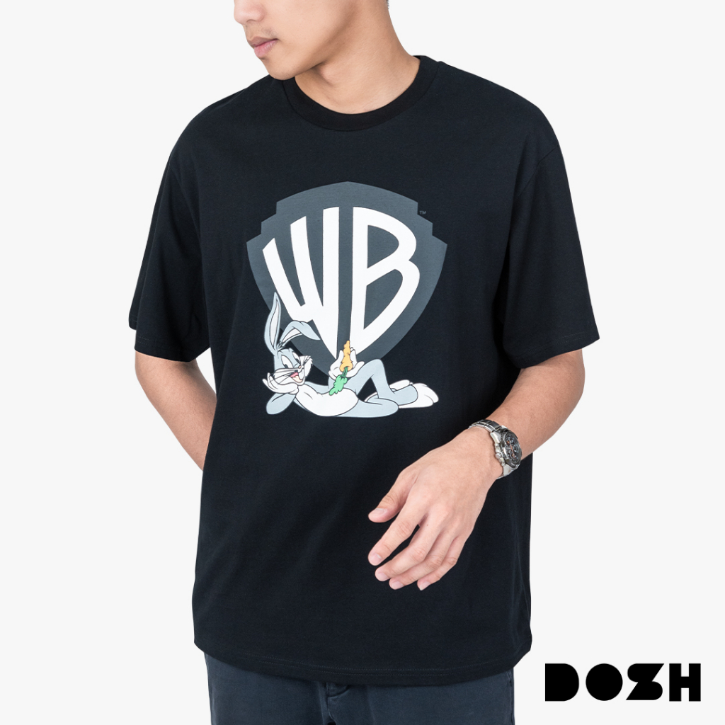 dosh-oversized-short-sleeve-t-shirts-wb-เสื้อยืดโอเวอร์ไซส์-dwaomt5003-bl