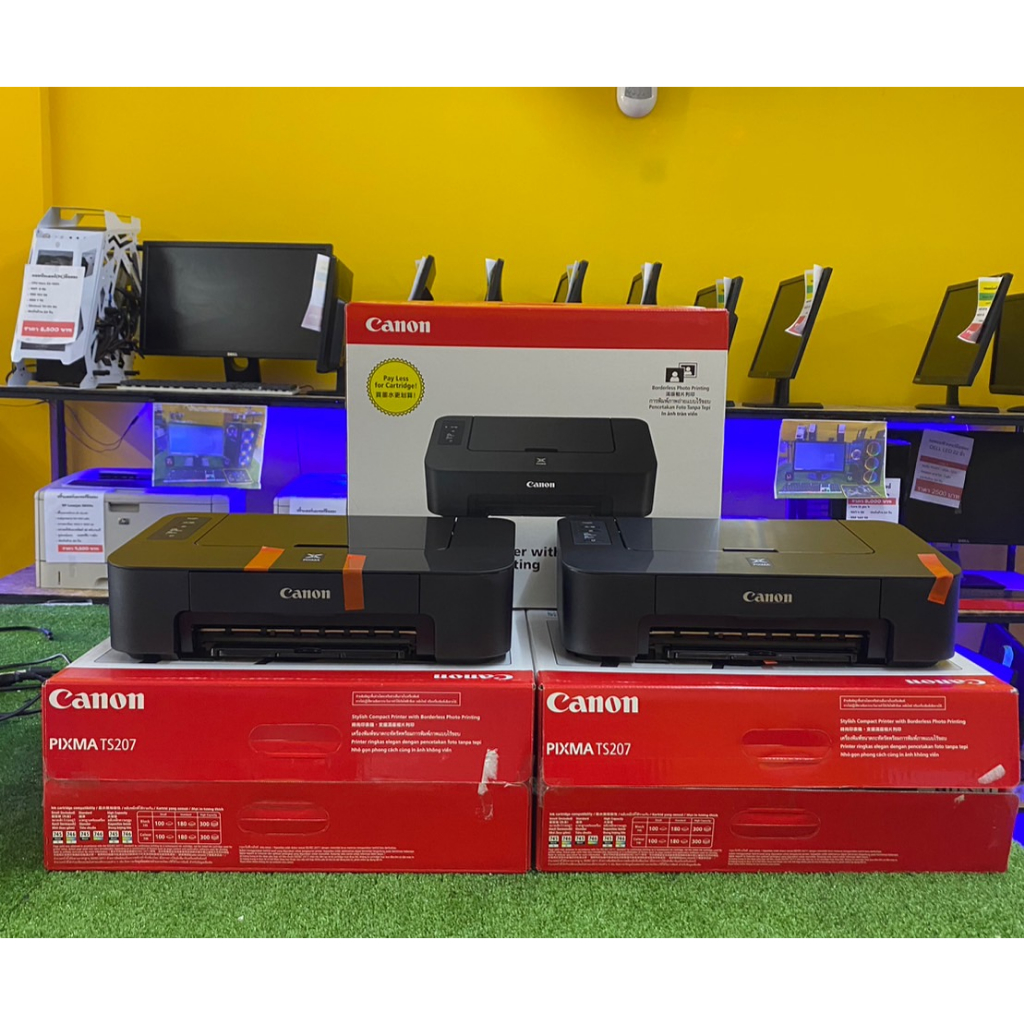 ปริ้นเตอร์ Ink CANON PIXMA TS207 ของใหม่ | Shopee Thailand