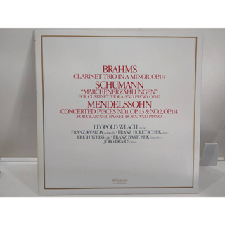 1LP Vinyl Records แผ่นเสียงไวนิล  BRAHMS CLARINET TRIO IN A MINOR, OP.114    (E14D2)