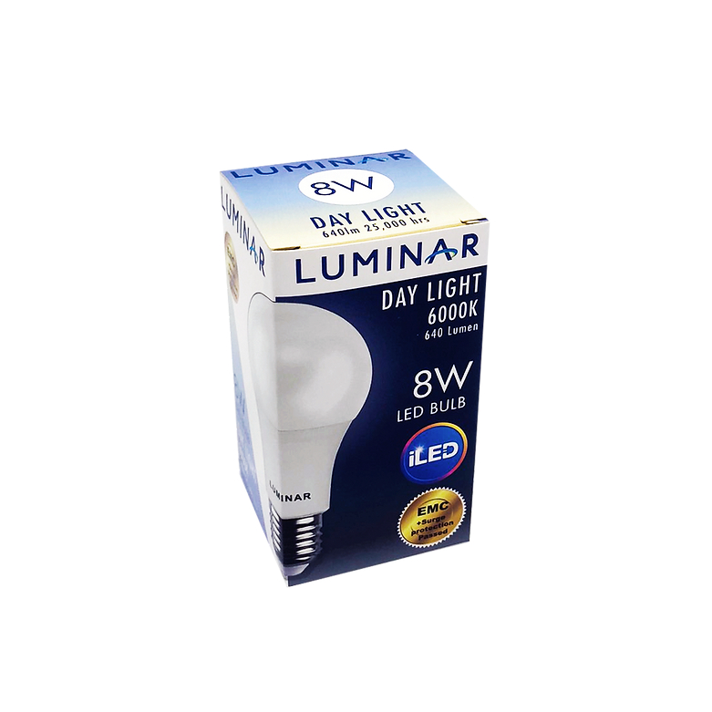 หลอดไฟ LED BULB LUMINAR 8W DAYLIGHT | Shopee Thailand