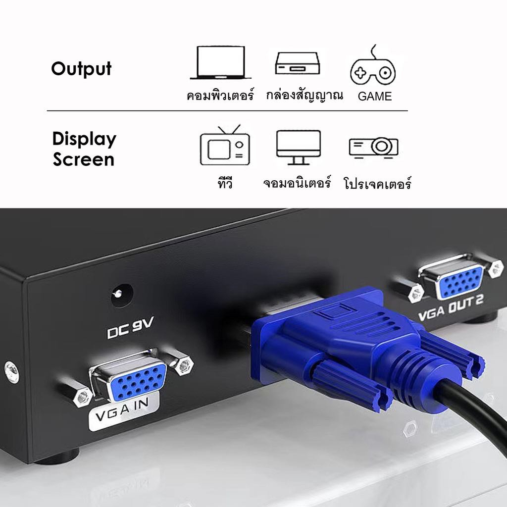 vga-สายต่อคอมพิวเตอร์-สายต่อจอมอนิเตอร์-ยาว-1-8-เมตร