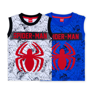 Marvel Boy Spider-Man Tank Top - เสื้อกล้ามเด็กมาร์เวล ลายสไปเดอร์แมน สินค้าลิขสิทธ์แท้100% characters studio