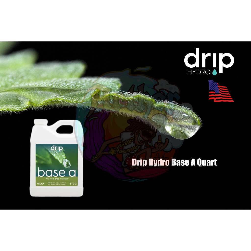 Drip Hydro Base A Quart ปุ๋ยหลักใช้ได้ทุกช่วงตั้งแต่เริ่มจนจบ 946 ML