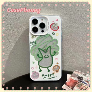 🍑CasePhoneg🍑ป้องกันการหล่น ขอบเต็ม iPhone 11 14 pro max เส้นขอบโปร่งใส การ์ตูน ความคิดสร้างสรรค์ case for iPhone 12 13