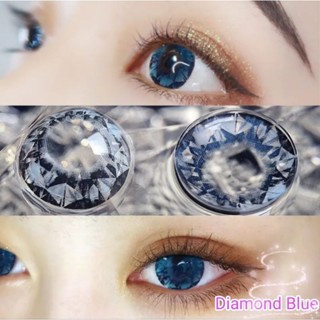 คอนแทคเลนส์ บิ๊กอาย ตาโต รุ่น Diamond มีสีดำ/ตาล/ฟ้า/เขียว/ม่วง Black/Brown/Blue/Green/Violet มีค่าสายตาปกติ