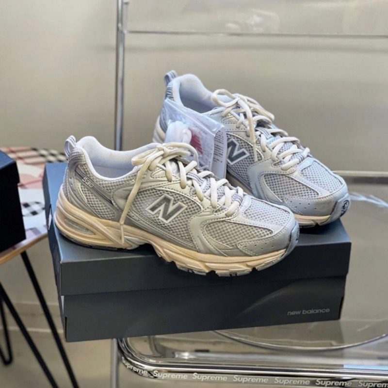 NEW BALANCE MR530VS VINTAGE METALLIC SILVER แท้ 1000% | Shopee Thailand