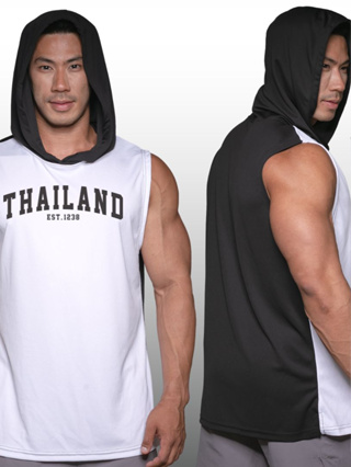 THAILAND เสื้อฮู้ดแขนกุด Sleeveless Hoodies