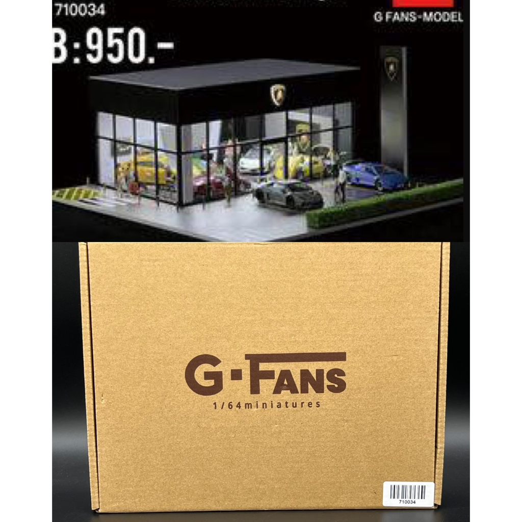 G FANSMODELS Rambo Center Building Scene Model Shopee Thailand