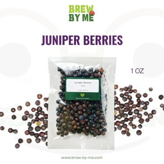 Juniper Berries แบบแห้ง 1oz (28 กรัม) สำหรับ เบียร์ cocktail cordial infusion syrup หรือ ชา
