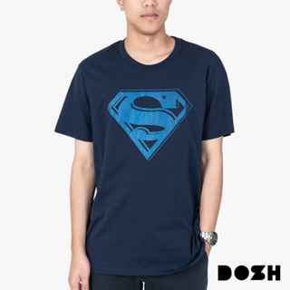 DOSH MENS T-SHIRTS SUPERMAN เสื้อยืดคอกลม แขนสั้น ผู้ชาย DSMT5205-NV