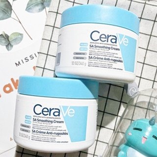 👉Cerave SA Smoothing Cream For Rough &amp; ผิวไม่สม่ำเสมอ 340g