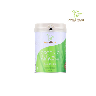 Awarua Organic Full Cream Milk Powder 830g นมผง อวารัว ออร์แกนิก 830 กรัม 1 กระป๋อง
