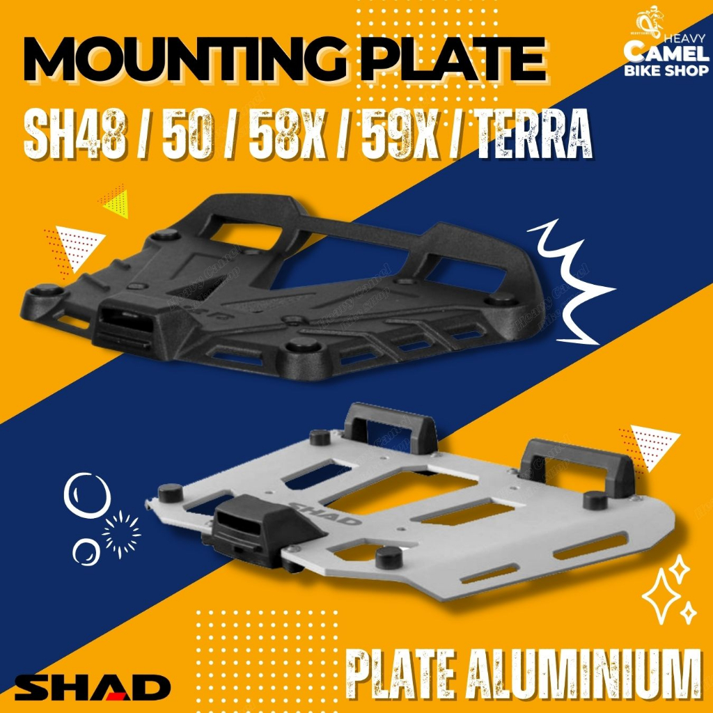 ถาดอลูมิเนียมยึดกล่อง SHAD SH48 / SH58X / SH59X - TERRA / ALUMINIUM ...