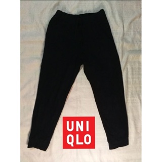 กางเกงเทรนนิ่งขายาว (UNIQLO Brand_2nd)​ วัสดุผ้าตัวกางเกง Polyester 💯​% (Made in Vietnam 🇻🇳) แท้มือสองกระสอบนำเข้าi