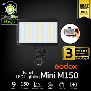 Godox LED M150 9W 5600K 3000mAh ( Mini Video Light ) - รับประกันศูนย์ GodoxThailand 3 ปี