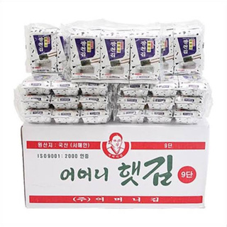 [ของแท้] 어머니햇김 Eomeonikim Roasted Seaweed (สาหร่ายอบแห้งปรุงรส) 5g*9*10