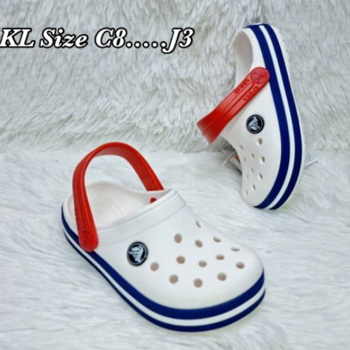 โปรซื้อ-1-แถมตุ๊กตาติดรองเท้า-2-ชิ้นฟรี-รองเท้า-crocs-crocsband-kids-clog-unisex-ถูกกว่าshop