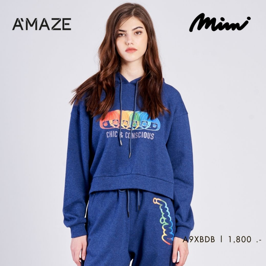 mimi-เสื้อhoodie-mimi-multi-faces-crop-hood-สีน้ำเงิน-a9xbdb