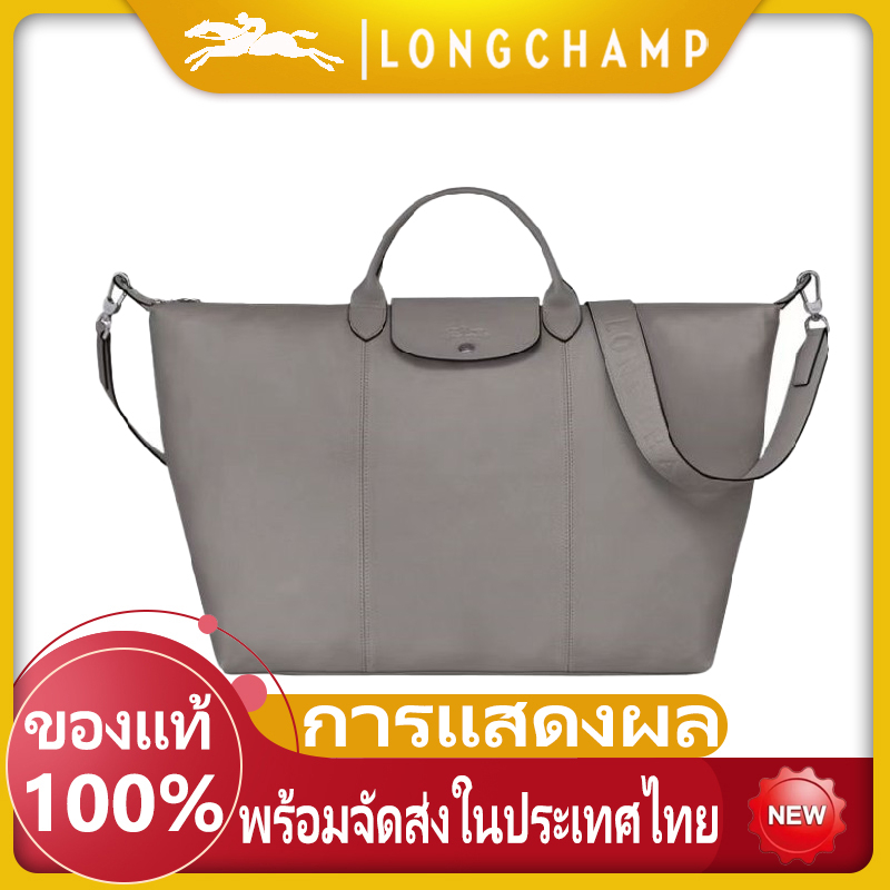 จัดส่งที่รวดเร็ว-longchamp-leather-bag-shoulder-bag-กระเป๋าหนัง-กระเป๋าสะพาย-แฟชั่นกระเป๋-มาพร้อมสายสะพาย