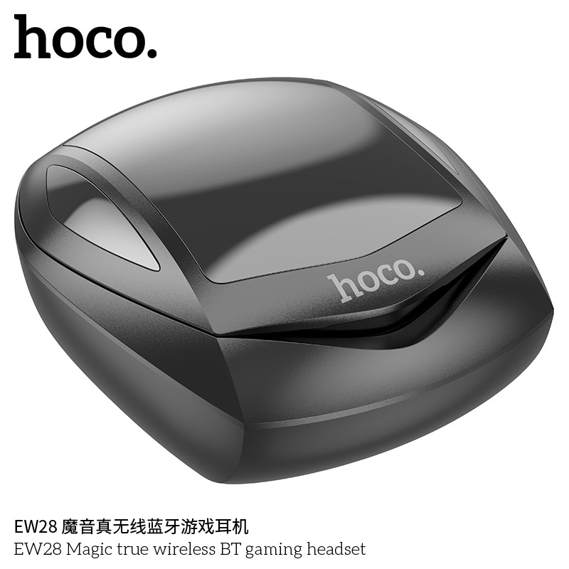 หูฟัง-hoco-ew28-หูฟังบลูทูธ-หูฟังไร้สาย-พร้อมกล่องชาร์จสุดเท่-magic-true-wireless-bt-gaming-headset-in-ear-มีไฟบอกแบต