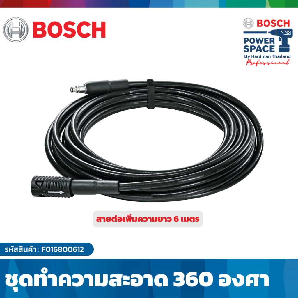 bosch-360-cleaning-kit-new-ชุดทำความสะอาด-360-อุปกรณ์เสริมเครื่องฉีดน้ำเเรงดันสูง-f016800612