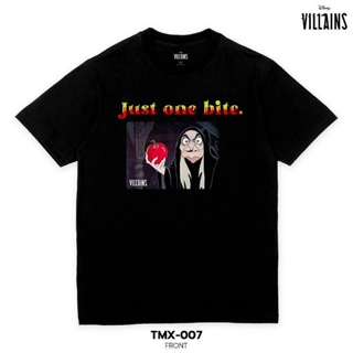 เสื้อDisney ลาย Evil Queen ( Villains ) สีดำ (TMX-007)