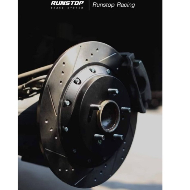 ชุดจานเบรคขาสย Runstop ตรงรุ่น HRV 2022 จานหน้า 350 มม. จานหลัง 340 ...