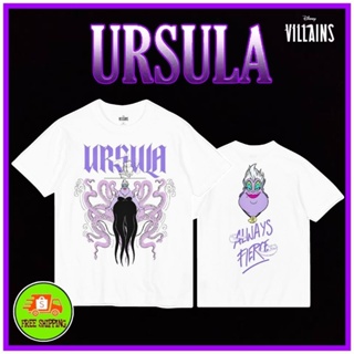 เสื้อDisney ลาย Ursula ( Villains ) สีขาว (TMX-008)