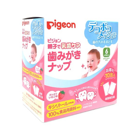 pigeon-ผ้าเช็ดฟันเด็กทารก-infant-tooth-wipes