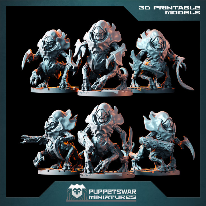 Insectoids - Guard Bugs - High quality and detailed 3d print miniature ...