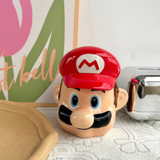 พร้อมส่ง❤️ แก้วน้ำ Mario มาริโอ้ super mario แก้วกาแฟ แก้วเซรามิค ceramic โมเดล แก้วน่ารักๆ
