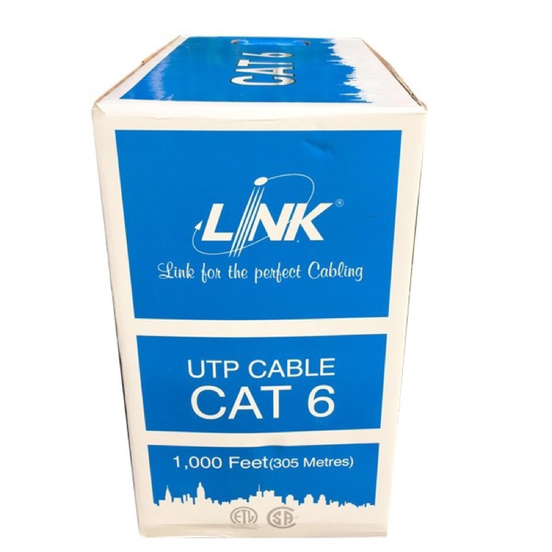 link-สายแลน-us-9106a-lan-cat6-utp-cable-305m-box-ภายในอาคาร-ของแท้100