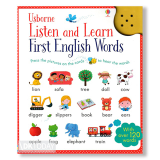 DKTODAY หนังสือ USBORNE LISTEN AND LEARN:FIRST ENGLISH WORDS (AGE 1+)