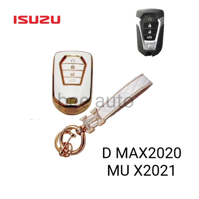 เคสกุญแจรีโมทรถยนต์-tpu-สําหรับ-รถรุ่น-isuzu-d-max2020-mu-x2021