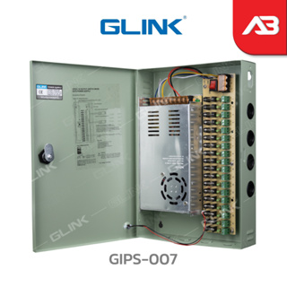 GLINK กล่อง Switching Power Supply 12V 30A 18 ช่อง รุ่น GIPS-007