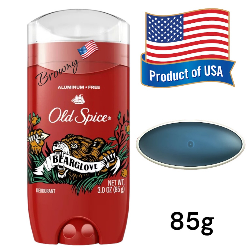 Old Spice Aluminum Free Deodorant for Men, Bearglove, 3 Oz.(85g
