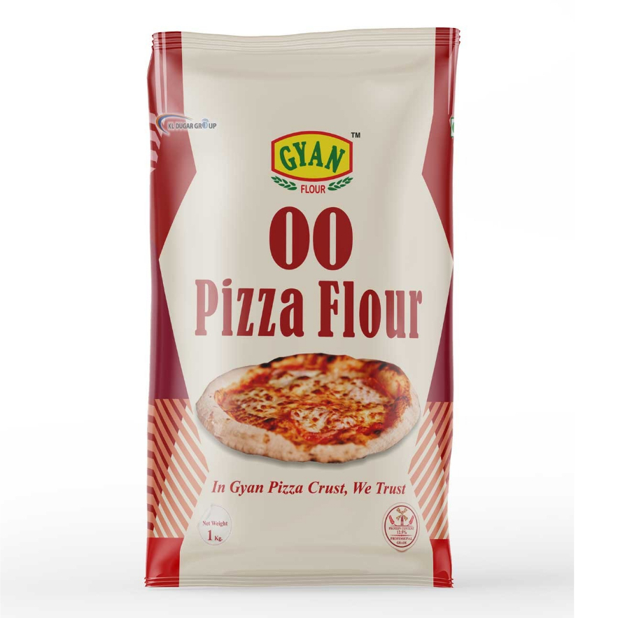 Gyan 00 Pizza Flour 1kg / แป้งทำพิซซ่าฟลาว์ (ตรา เกียน) Shopee Thailand